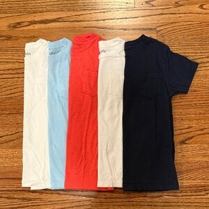 Set of 5 Crewcuts Pocket Boys TShirts (4-5)